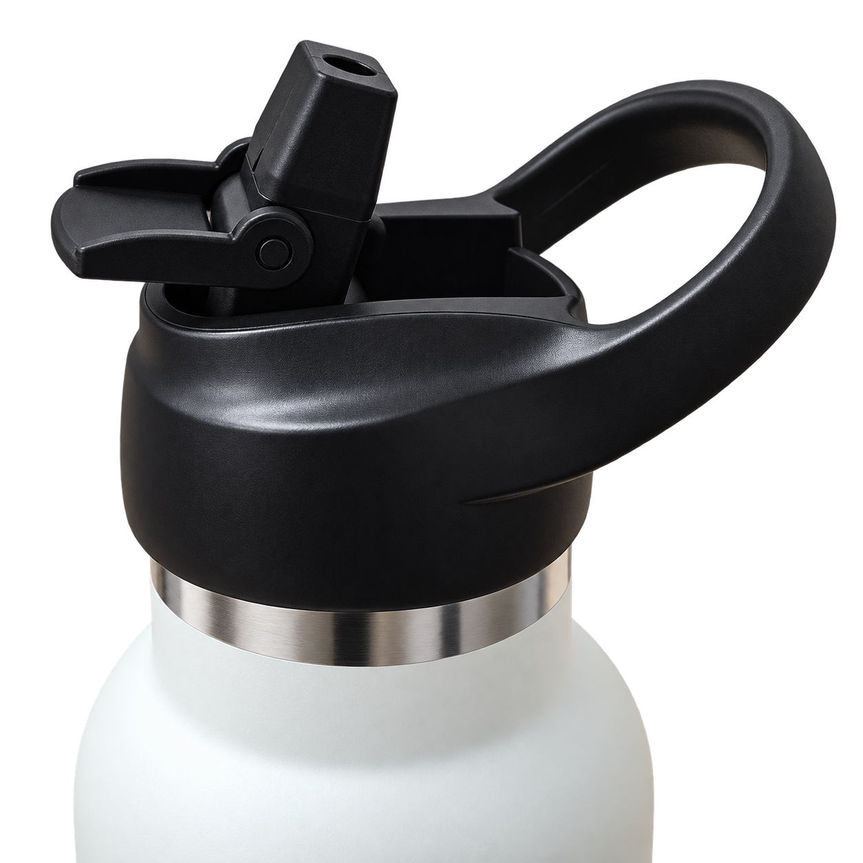 600ml - White - Bottle Cap